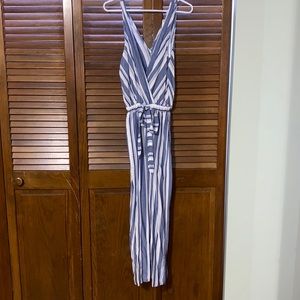 Blue Island jumpsuit beach coverup